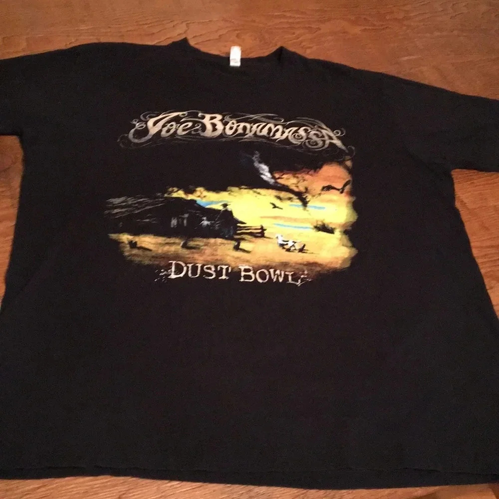 Joe Bonamassa Dust Bowl 2011 Concert Tour T Shirt